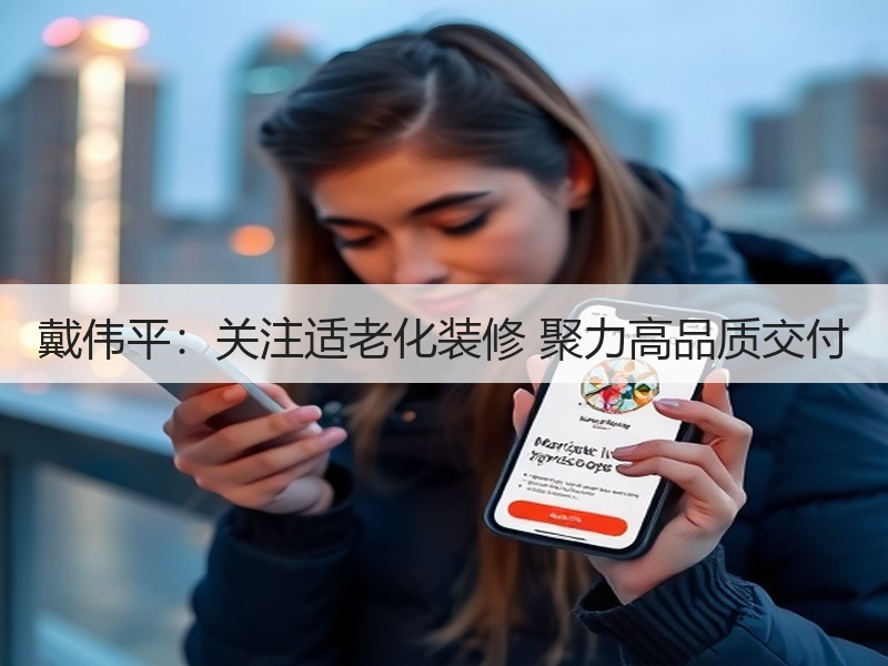 戴伟平：关注适老化装修 聚力高品质交付