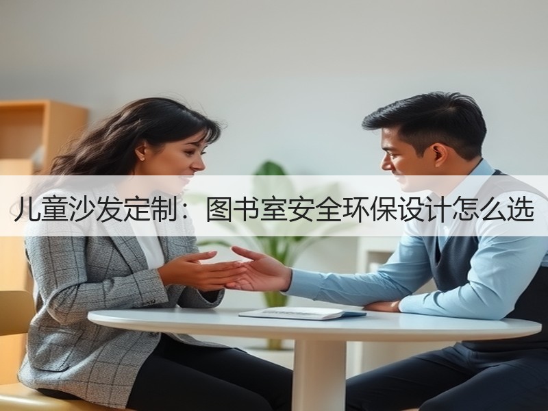 儿童沙发定制：图书室安全环保设计怎么选
