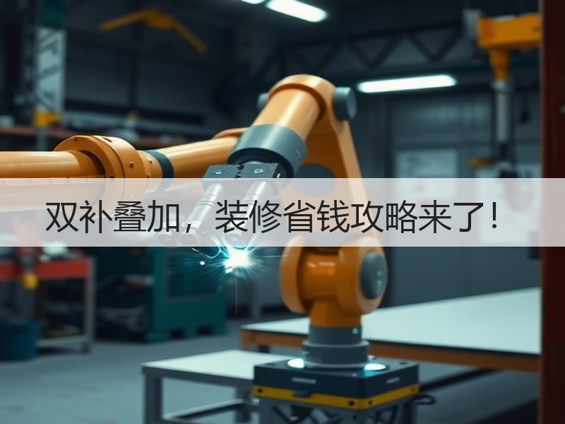 双补叠加，装修省钱攻略来了！
