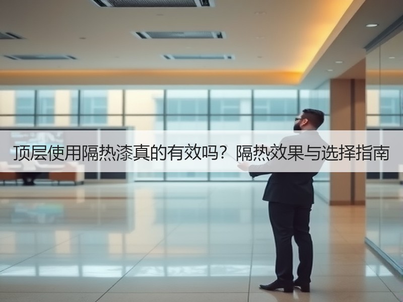 顶层使用隔热漆真的有效吗？隔热效果与选择指南