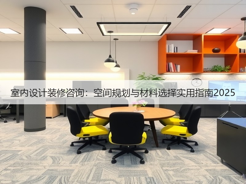 室内设计装修咨询：空间规划与材料选择实用指南2025