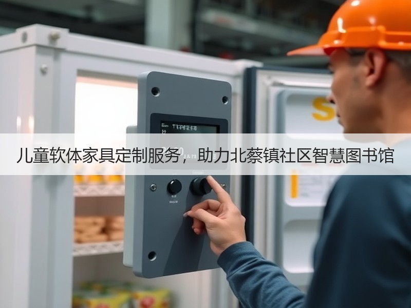 儿童软体家具定制服务，助力北蔡镇社区智慧图书馆