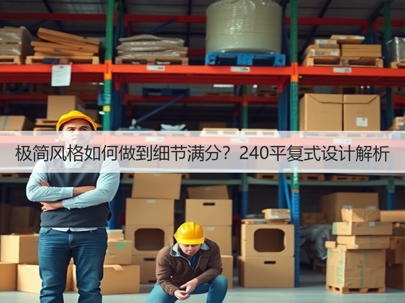 极简风格如何做到细节满分？240平复式设计解析