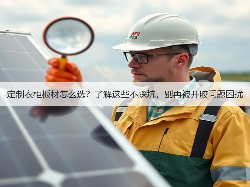 定制衣柜板材怎么选？了解这些不踩坑，别再被开胶问题困扰