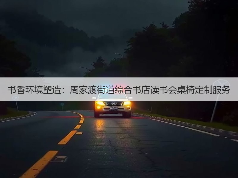 书香环境塑造：周家渡街道综合书店读书会桌椅定制服务