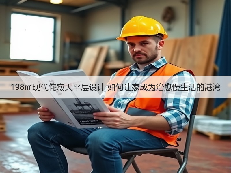 198㎡现代侘寂大平层设计 如何让家成为治愈慢生活的港湾