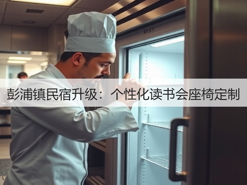 彭浦镇民宿升级：个性化读书会座椅定制
