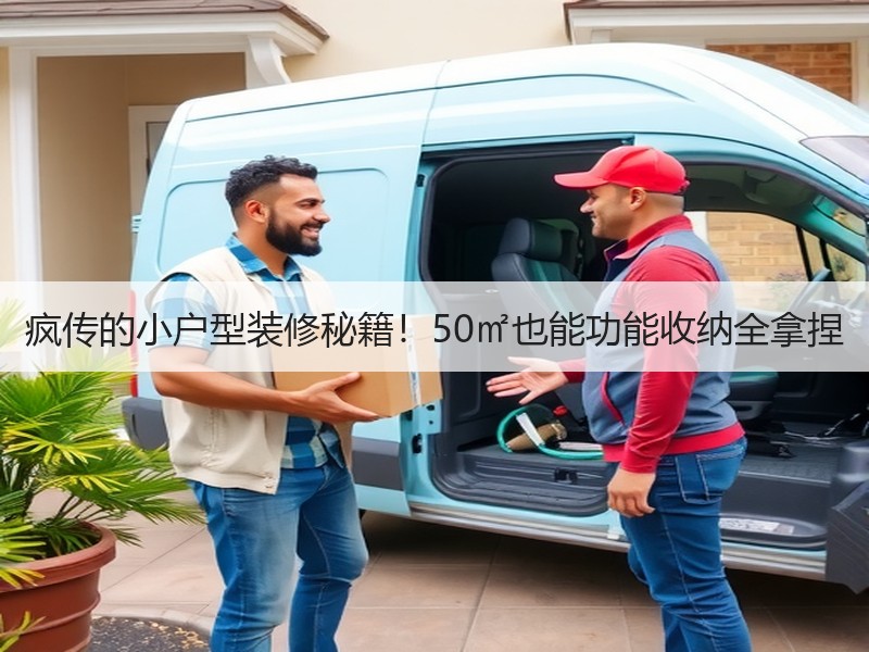 疯传的小户型装修秘籍！50㎡也能功能收纳全拿捏