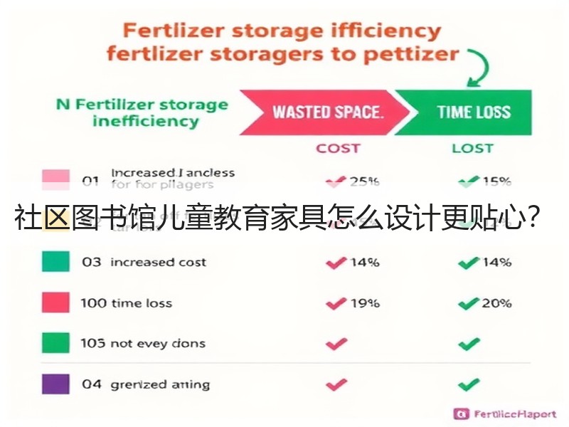 社区图书馆儿童教育家具怎么设计更贴心？