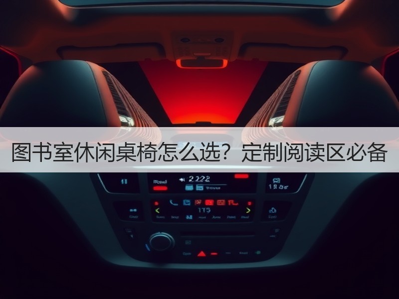 图书室休闲桌椅怎么选？定制阅读区必备
