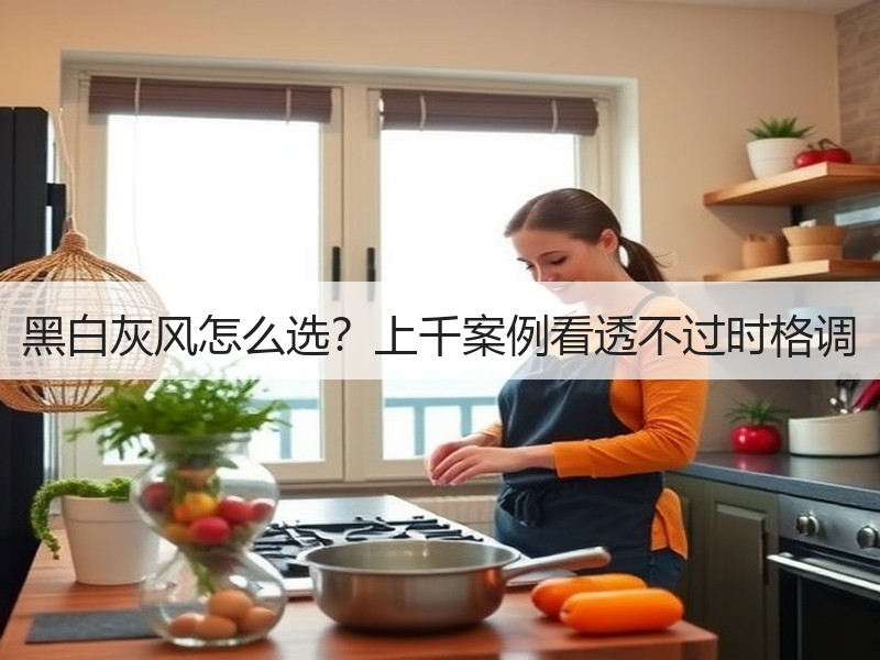 黑白灰风怎么选？上千案例看透不过时格调