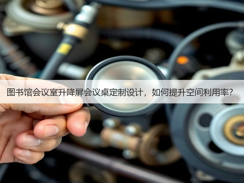 图书馆会议室升降屏会议桌定制设计，如何提升空间利用率？