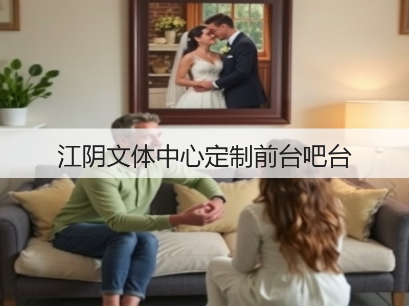 江阴文体中心定制前台吧台