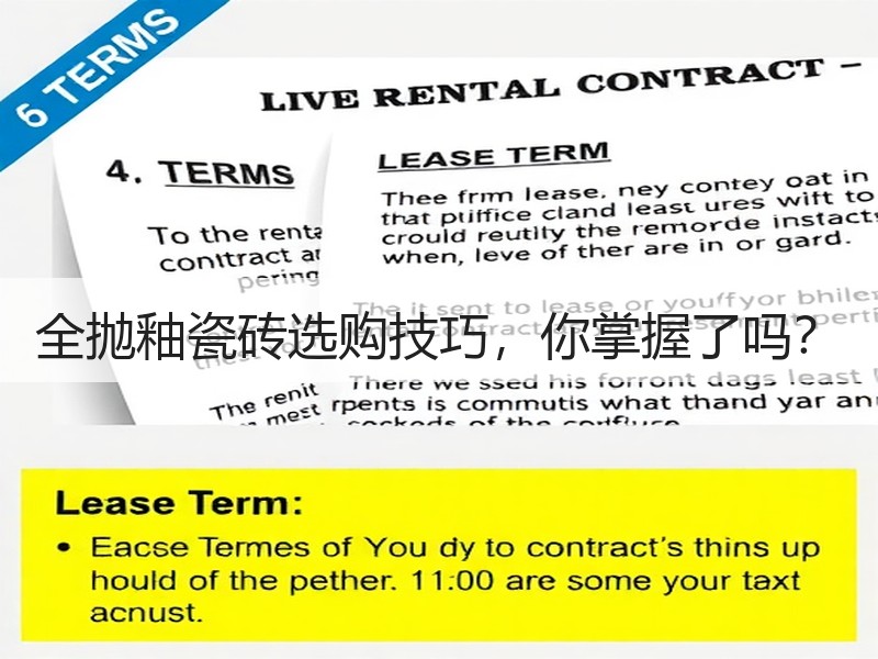 全抛釉瓷砖选购技巧，你掌握了吗？