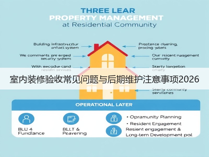 室内装修验收常见问题与后期维护注意事项2026