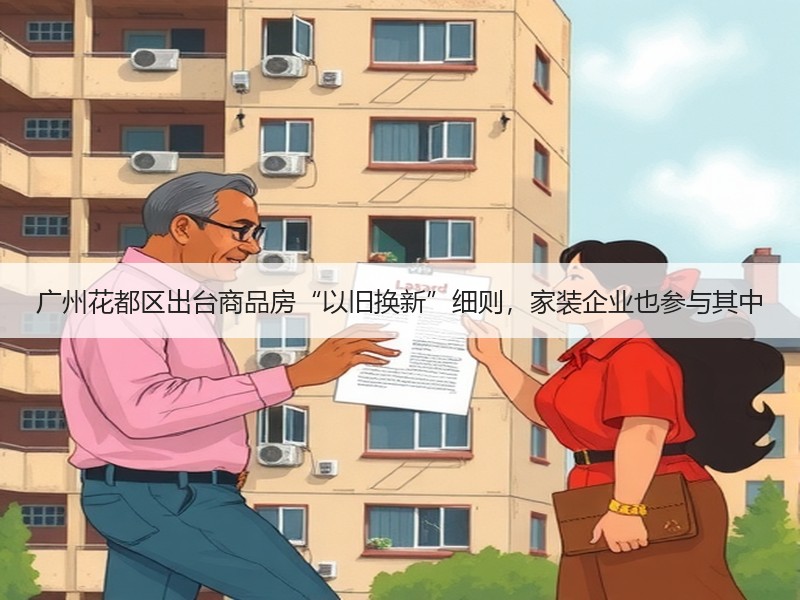 广州花都区出台商品房“以旧换新”细则，家装企业也参与其中