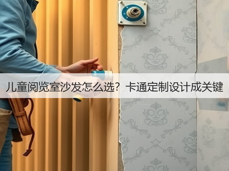 儿童阅览室沙发怎么选？卡通定制设计成关键
