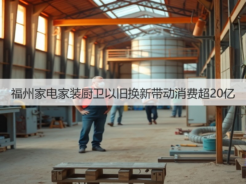 福州家电家装厨卫以旧换新带动消费超20亿